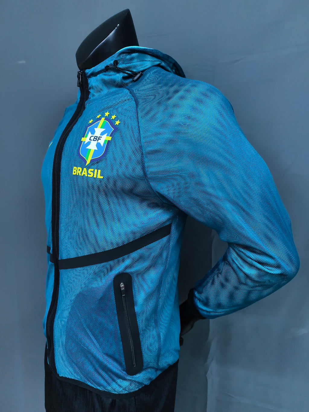 Veste à Capuche Brésil CBF Bleue – Nike