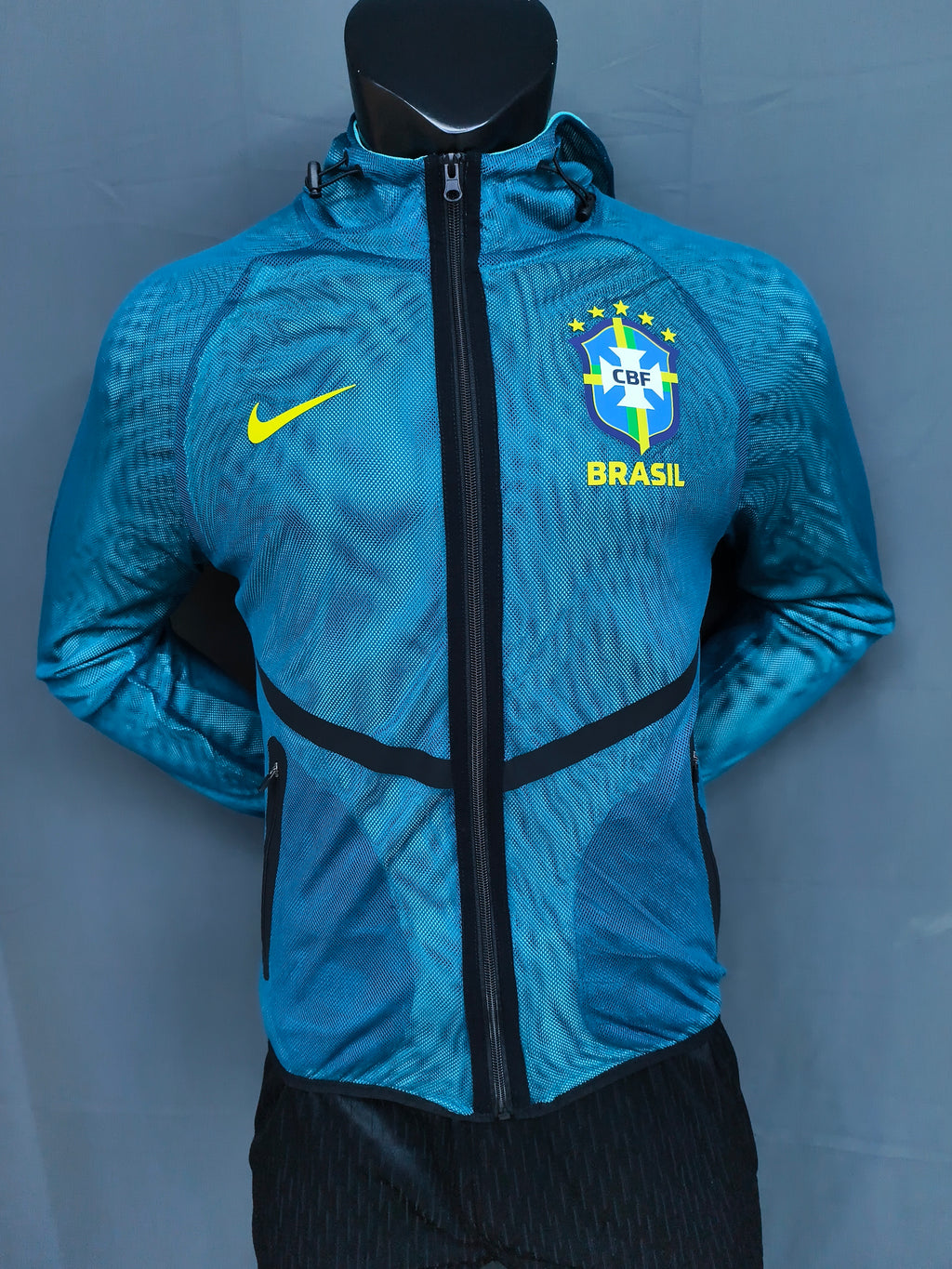 Veste à Capuche Brésil CBF Bleue – Nike