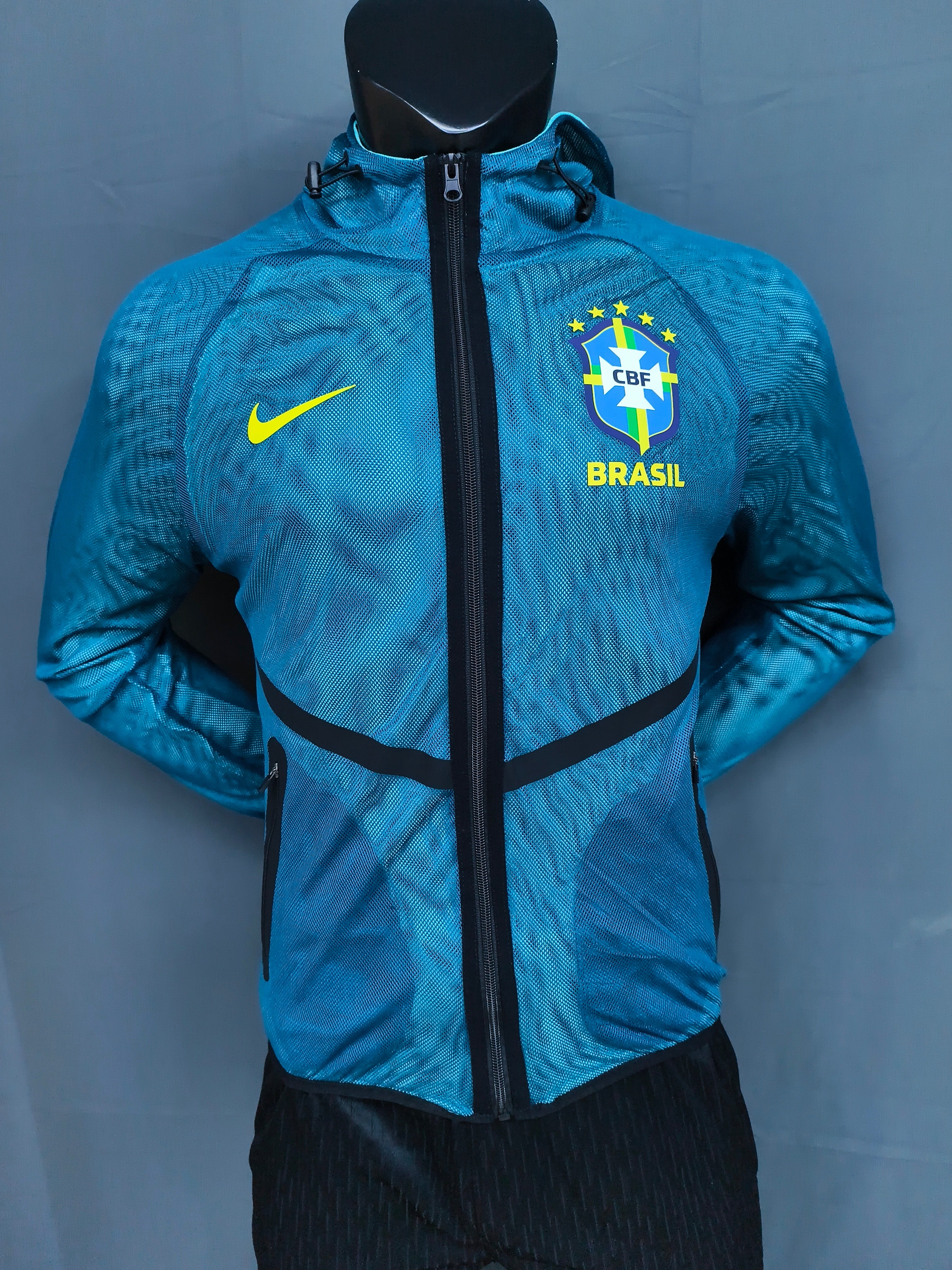 Veste à Capuche Brésil CBF Bleue – Nike