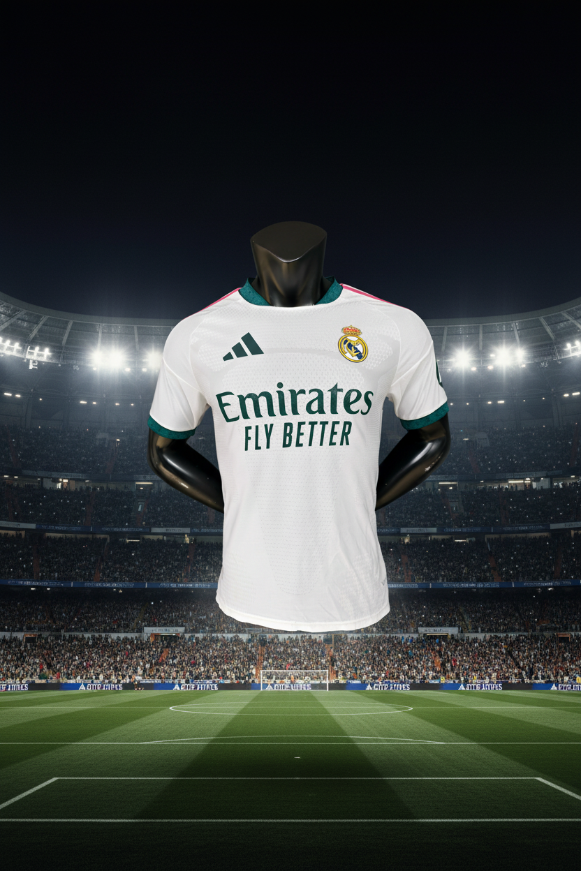 Maillot Real Madrid avec stade